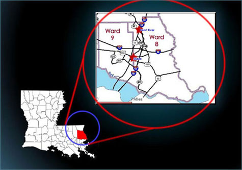 City Court of Slidell Ward Map